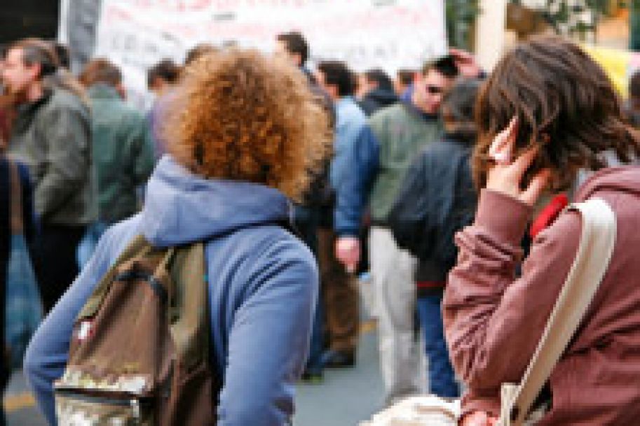 Manifestacja kilku tysięcy głuchych i niewidomych