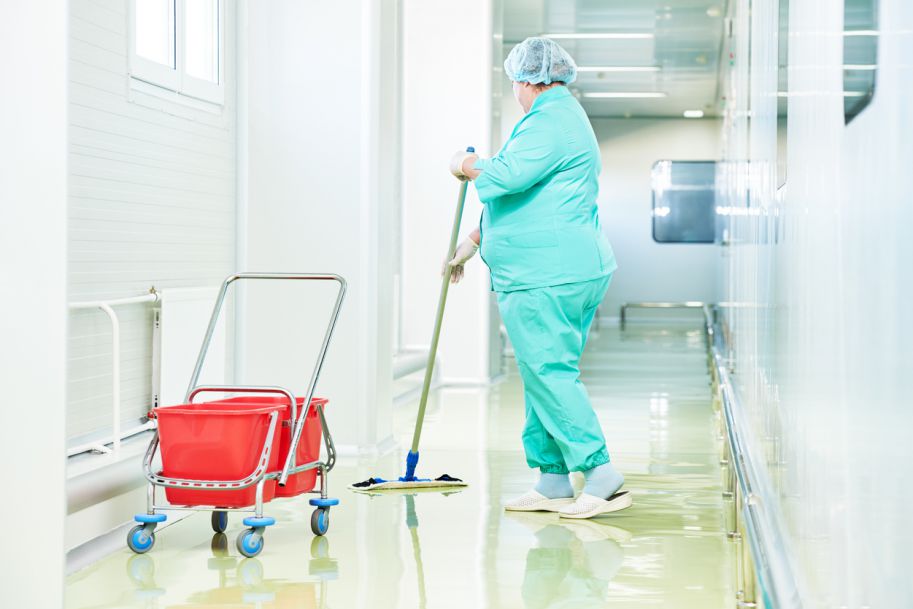 Utrzymanie czystości pomieszczeń szpitalnych