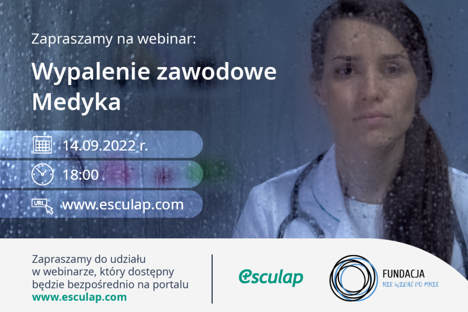 Wypalenie zawodowe Medyka - obejrzyj webinar!